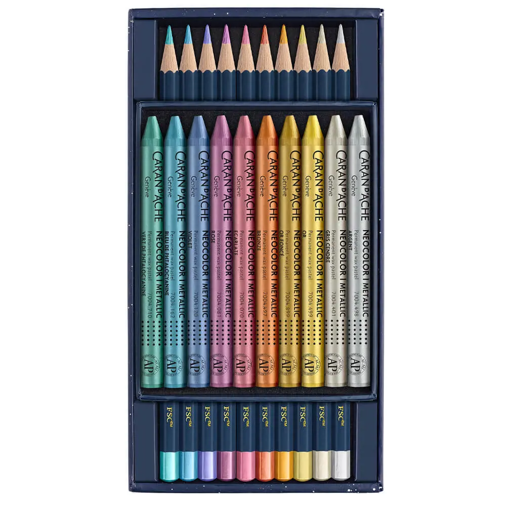 Caran d’Ache Special Edition Cosmic Blue Mixed Media Set